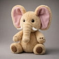 thumbnail image 1 of Juguetes de piscina, juguetes para bebés, juguetes para niños pequeños Elefantes animados de peluche que cantan y mueven sus orejas, una muñeca, 1 of 1