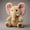 Beige, variant on GSKKLQ Animated Elephant Plush Toy, Singing and Ear Flapping Stuffed Animal for Kids, Interactive Musical Doll for Play and Comfort, Battery Operated