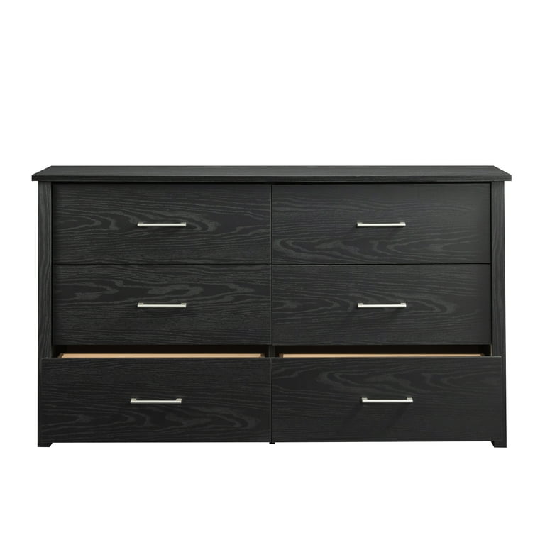 Free Shipping! Mainstays Hillside Black 6-Drawer Dresser, Spacious Bedroom Storage and Style - Walmart.com Free Shipping! Mainstays Hillside Black 6-Drawer Dresser, Spacious Bedroom Storage and Style - Walmart.com