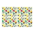 thumbnail image 2 of MKHERT Geometric Pattern in Retro 80s Style Memphis Abstract Modern Placemats Table Mats for Dining Room Kitchen Table Decoration 12x18 inch,Set of 4, 2 of 4