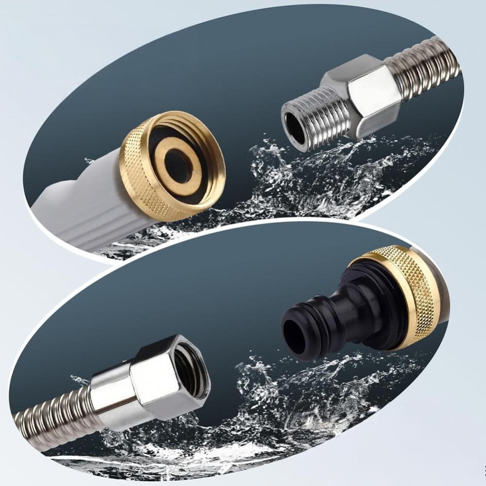 yaaqii Jet Nozzle High Pressure Hose Nozzle Heavy Duty Sprayer With 3 Different Nozzles