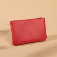 thumbnail image 1 of New Lychee Pattern Zipper Coin Purse-thin Short Card Coin Key Organizer Pouch Bag, 1 of 7