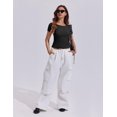 thumbnail image 5 of Pinspark Womens Workout Shirt Short Sleeve Basic Activewear Tops Double Lined Tennis Shirt Summer Casual, 5 of 6