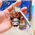 thumbnail image 4 of Keychains with Cute Cartoon Animals Ring Bag Charm Key Ring Decoration Gift for Girls Women, Frog, 4 of 6