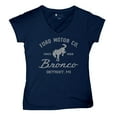 thumbnail image 5 of Ford Motor Co Bronco Detroit MI Women's V-Neck T-shirt Vintage Truck Since 1966 4x4 Off Road Adventure Classic Car Fan Tee, 5 of 7
