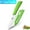 Green, variant on Akatsuki Ceramic Knife 6-inch Fruit Vegetable Knife Rust Proof Kitchen Chef Knife with Blade Guard and Soft-Grip Handle Meat Cutting Cooking Knife