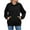 Black, variant on Shine Up Womens Hoodies Casual Hooded Sweatshirts Oversized Pullover Long Sleeve Ladies Tops with Pocket