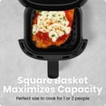 thumbnail image 4 of Chefman 2 Qt Compact Air Fryer w/ Digital Display and Shake Reminder - Black, 4 of 8