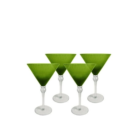 Artland Pebbles Martini, Lime, 10 oz, Set of 4