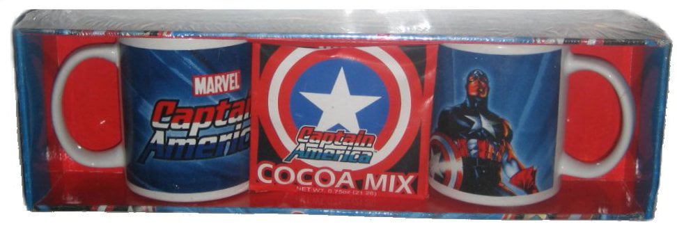 OFFICIAL MARVEL COMICS CAPTAIN AMERICA SHIELD COFFEE MUG TEA CUP NEW IN GIFT BOX 