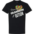 thumbnail image 3 of Inktastic I Love My Grandson with Autism T-Shirt, 3 of 5