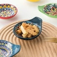 thumbnail image 4 of UNICASA Ceramic Spoon Rest,Bohemian Spoon Holder for Kitchen 4.75 Inch,Set of 6, 4 of 6