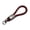 black red, variant on Leather & Metal Car Key Rings with Woven Strap Automotive Keys Holder Woven Rope Styles Car Keychain Suitable for Auto