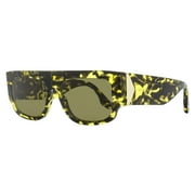 Victoria Beckham V Plaque Sunglasses VB666S 012 Yellow Havana 55mm