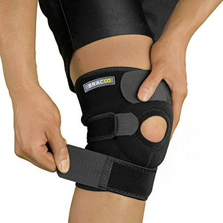 Bracoo Knee Support Open Patella Brace For Arthritis Joint Pain Relief Injury Recovery With Adjustable Strapping Breathab Walmart Canada
