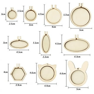 10 Packs Mini Embroidery Hoop, Small Ring Tiny Embroidery Hoops, round Hoops  Ova