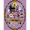 thumbnail image 1 of Hilo Algodón Ecológico Bordado Punto Cruz Feliz Halloween Contado 14 Quilates, 1 of 9