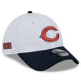 thumbnail image 3 of Men's New Era White/Navy Chicago Bears 2024 NFL Training Camp 39THIRTY Flex Hat, 3 of 5