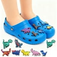 thumbnail image 7 of 12PCS Dinosaur Shoe Charms Cute Dino Shoe Charms Dinosaur Theme Charms for Croc Clog Decoration Fun Shoe Accessories for Girls Boys Teens Kids Adults Dinosaur Gifts, 7 of 7