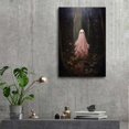 thumbnail image 6 of Pink Cute Ghost in The Forest Room Aesthetic Poster Print Art Wall Painting Canvas Posters Gifts Modern Bedroom Decor 12x18inch(30x45cm), 6 of 6