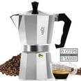 thumbnail image 2 of Hauz - Aluminum Espresso Coffee Maker, Compact Design, 6 Cup Capacity, 2 of 3