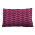 thumbnail image 1 of Ahgly Company Patterned Outdoor Rectangular Neon Pink Lumbar Throw Pillow, 13 inch by 19 inch, 1 of 5