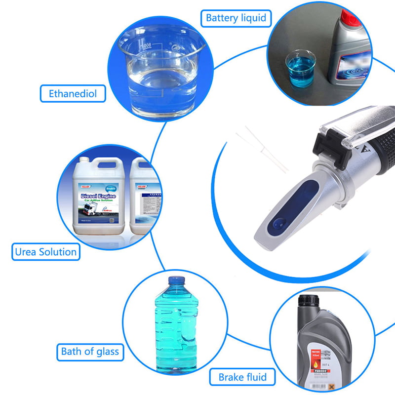 handheld antifreeze refractometer freezing point adblue ATC photorefractomete s/ 