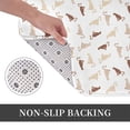 thumbnail image 6 of Rateoe Leopard Print Pattern Flannel Door Mat Indoor Outdoor Entrance, Waterproof All-Weather Doormat,Fade Resistant, Low Profile Entryway Mat 16x24in, 6 of 7