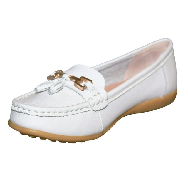 Boulevard Mocassins en Cuir à Paillettes pour Femmes