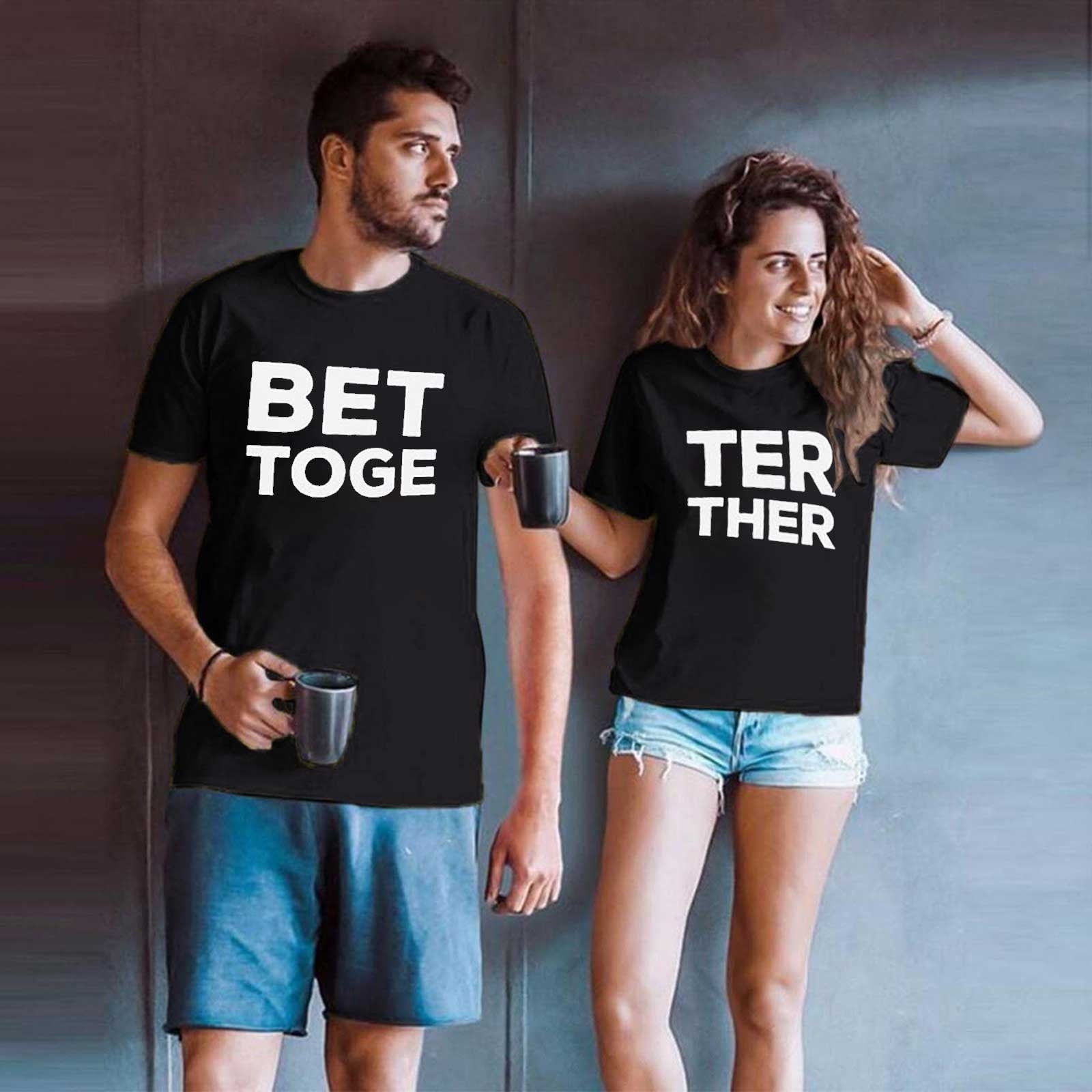 Buy Couples Matching Shirts Set Matching Men Women Letter Print Love Couple  T-Shirt Blouse Tops Clothes Valentine Online at desertcartSouth Africa