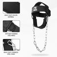 thumbnail image 3 of Neck Harness Doose Fitness, fortalecedor de cuello con cadena de acero de 30 ml, 3 of 6