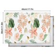 thumbnail image 5 of Pioneer Flower Floral Print Pattern Summer Placemats Table Placemats Set Of 6-Linen Kitchen Washable Placemats Table Mats 12x18 Inch Non-Slip Heat Resistant, 5 of 5