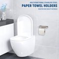 thumbnail image 3 of Portarrollos Papel Higienico, Portarrollos Escobillero con el Teléfono Móvil Estante de Almacenamiento, Soporte para Papel higiénico, Portarrollos Baño Adhesivo, Fijación por Tornillo, 3 of 4