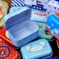 thumbnail image 4 of 8Pcs Mini Flower Tin Trinket Jewelry Organizer Storage Box Decorative Boxes Small Metal Tins with Hinged Lids Portable Box Containers Small Storage Kit,Christmas Stocking Stuffers, 4 of 7