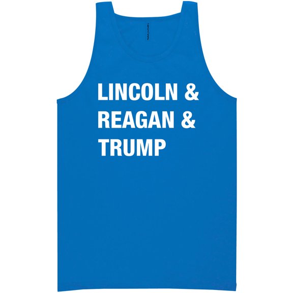 Lincoln & Reagan & Trump Neon Tank Top