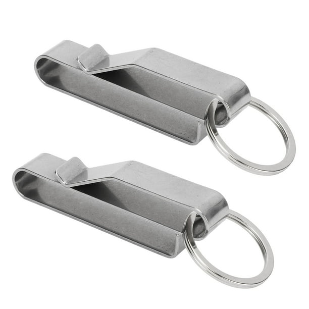 Soporte Para Llavero Táctico Sigiloso, Soporte Para Llavero De Acero Inoxidable Con Diseño De Clip De Resorte Fácil Para Llaves De Coche De Casa, Buscador De Llaves