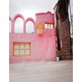 thumbnail image 1 of BSDHOME Polyester 5x7ft Pink House Wooden Floor Photography Backdrops Photo Props Studio Background, 1 of 2