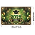 thumbnail image 3 of Danhjin Polyester Background Congrats Grad Backd Grad Backd Graduation Decorations Backd Backdrop, 3 of 6