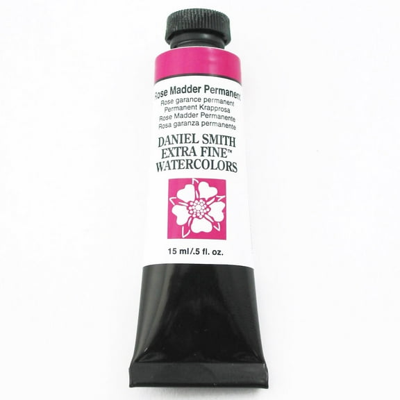 Daniel Smith Extra Fine Watercolor, 15 ml, Rose Madder Permanent