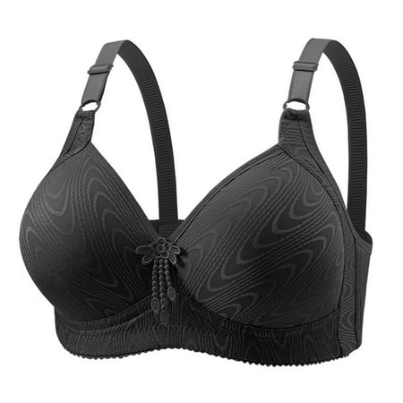 HomeGardon Bras Summer Clearance! Women s Wireless Bra Plus Size Full Coverage Comfort Bra  Women Push Up Tank Top Bra Hide Back Fat Full Back Coverage Deep Cup Bra Sculpting Uplift Daily Bra M-3XL