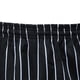 thumbnail image 5 of Chef pantalones hombres con bolsillos elásticos de la cintura holgada cocinar pantalón camarero uniforme amigable para la piel ropa para restaurante Hotel cafetería cocina 4xl negro blanco rayas Scienceny HA012102-17, 5 of 7