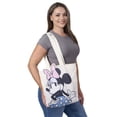 thumbnail image 3 of Disney Minnie Mouse Die-Cut Canvas Tote Bag with Shaped Top, 3 of 8