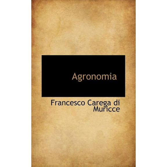 Agronomia (Paperback)