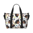 thumbnail image 6 of Rocae Rottweiler for Travel Shoulder Bag Top Handle Handbag with Yoga Mat Buckle for Gym, Work, Travel, 6 of 7