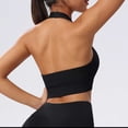 thumbnail image 3 of SOOMLON Halter Bras for Women Backless Adjustable Sports Bras Stretchy Soft Yoga Workout Bra Everyday Bralettes, 3 of 4