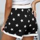 thumbnail image 4 of Pantalones Cortos Casuales de Verano para las Mujeres Bolsillo de Cordón de la Estrella de la Moda, Pantalones de Cintura Elásticos para Dormir en el Hogar, 4 of 8