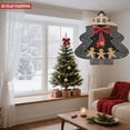 thumbnail image 3 of Stylish Metal Christmas Tree Wind Spinner - Modern Layered Design with Red Bow Perfect for Festive Yard & Garden Decor, 3 of 7