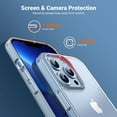 thumbnail image 6 of ULAK Clear Case for iPhone 13 Pro, Slim Anti-Yellowing Shockproof Protective Phone Case for Apple iPhone 13 Pro 6.1 2021, Crystal Clear, 6 of 10