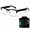 Silvery, variant on GenXenon AI Translator Glasses with 164 Language Translation,Bluetooth 5.4 Smart Audio Eyewear,Open Ear Speaker,Hands Free Calling,Music Playback,UV400 Anti Blue Light Clear Lens for Men Women