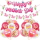 thumbnail image 1 of Set de decoración con globos para el Día de la Madre, 25 unidades, rosa y blanco, 1 of 2
